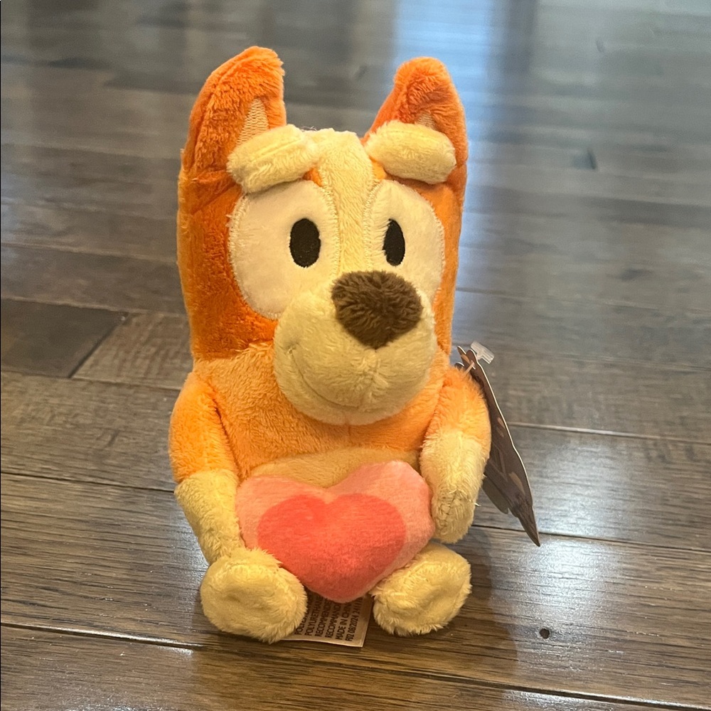 Bluey plush toy keychain